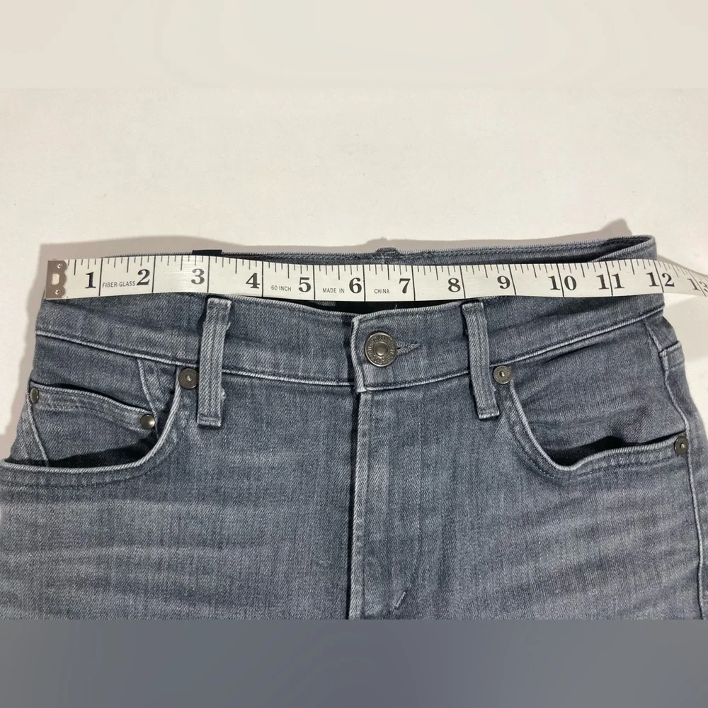 Citizens Of Humanity Rocket Crop High Rise Skinny Gray Stretch Jeans Size 24/25